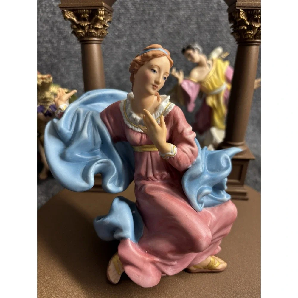 Vintage 1982 Franklin Mint The Vatican Nativity Set Large Set Christmas